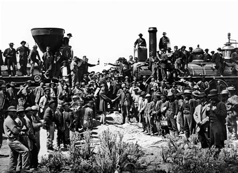 What year was the transcontinental railroad completed